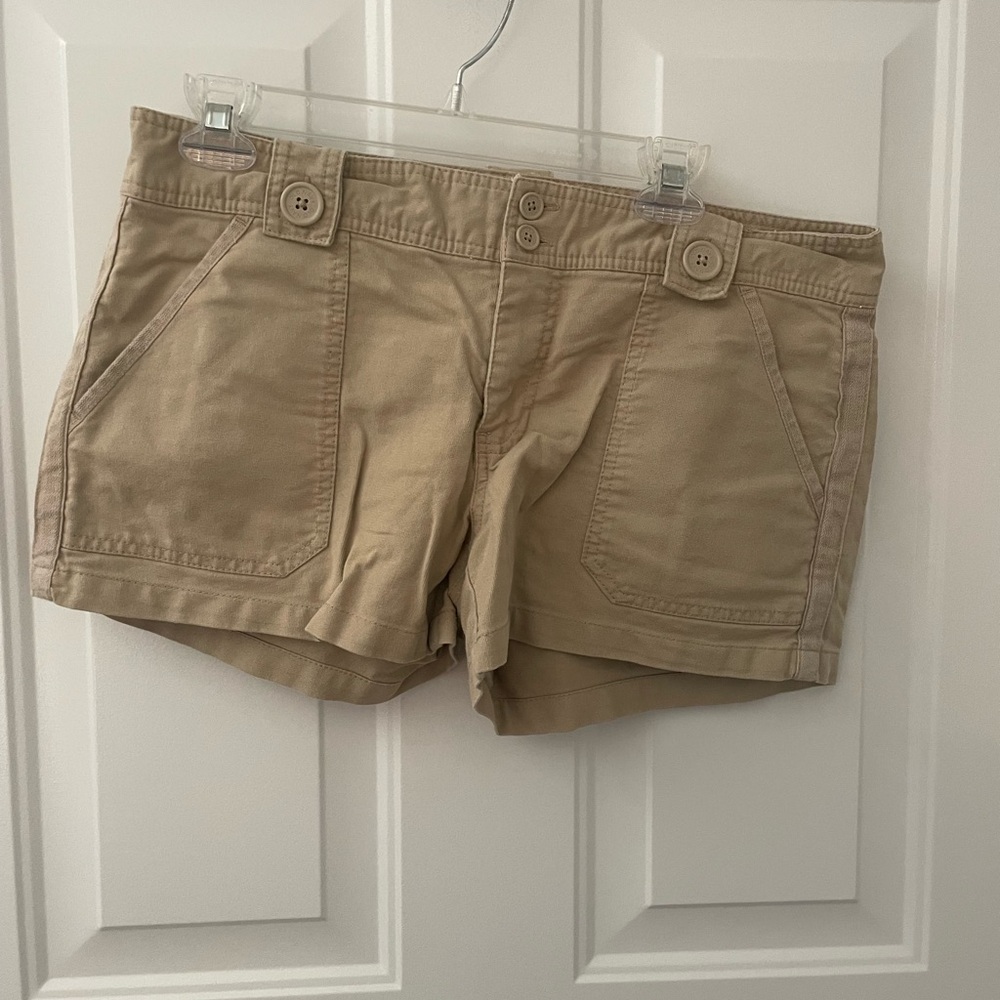 Old Navy Tan Cargo Shorts Classic Cotton Blend